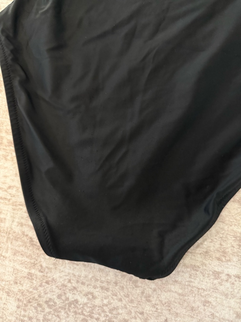 J Crew One-Shoulder Black Ruched Swimsuit - Picture 4 of 5